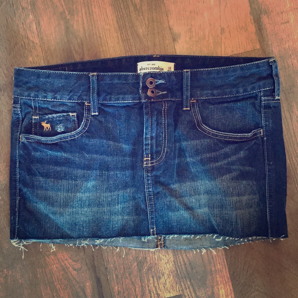 Abercrombie kids jean skirt
